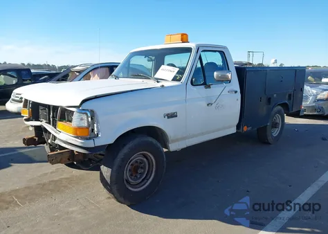 1997 Ford F250 from USA, damaged, VIN 1FDHF25H1VEC97555